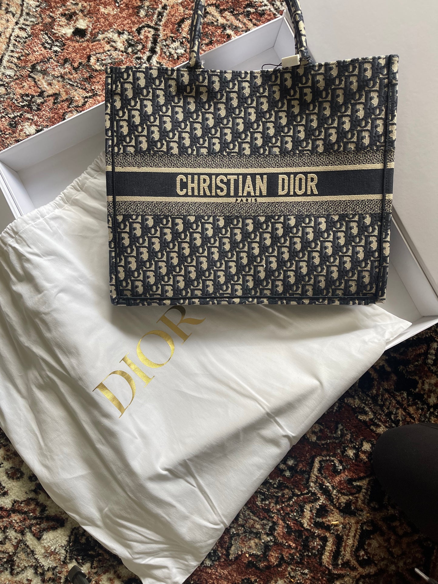 Christian Dior Book Tote Large