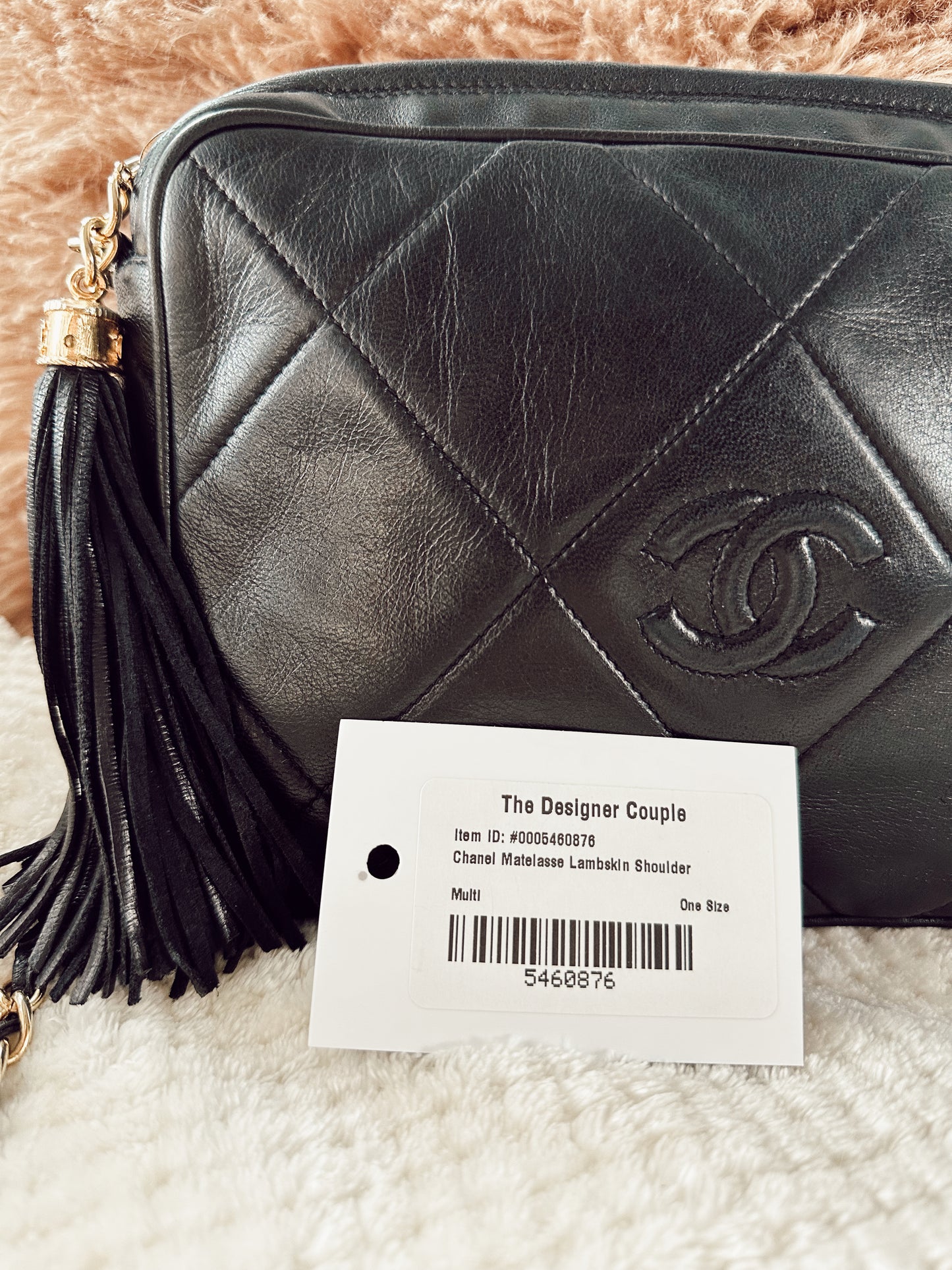 Chanel Matelasse Lambskin Shoulder Bag