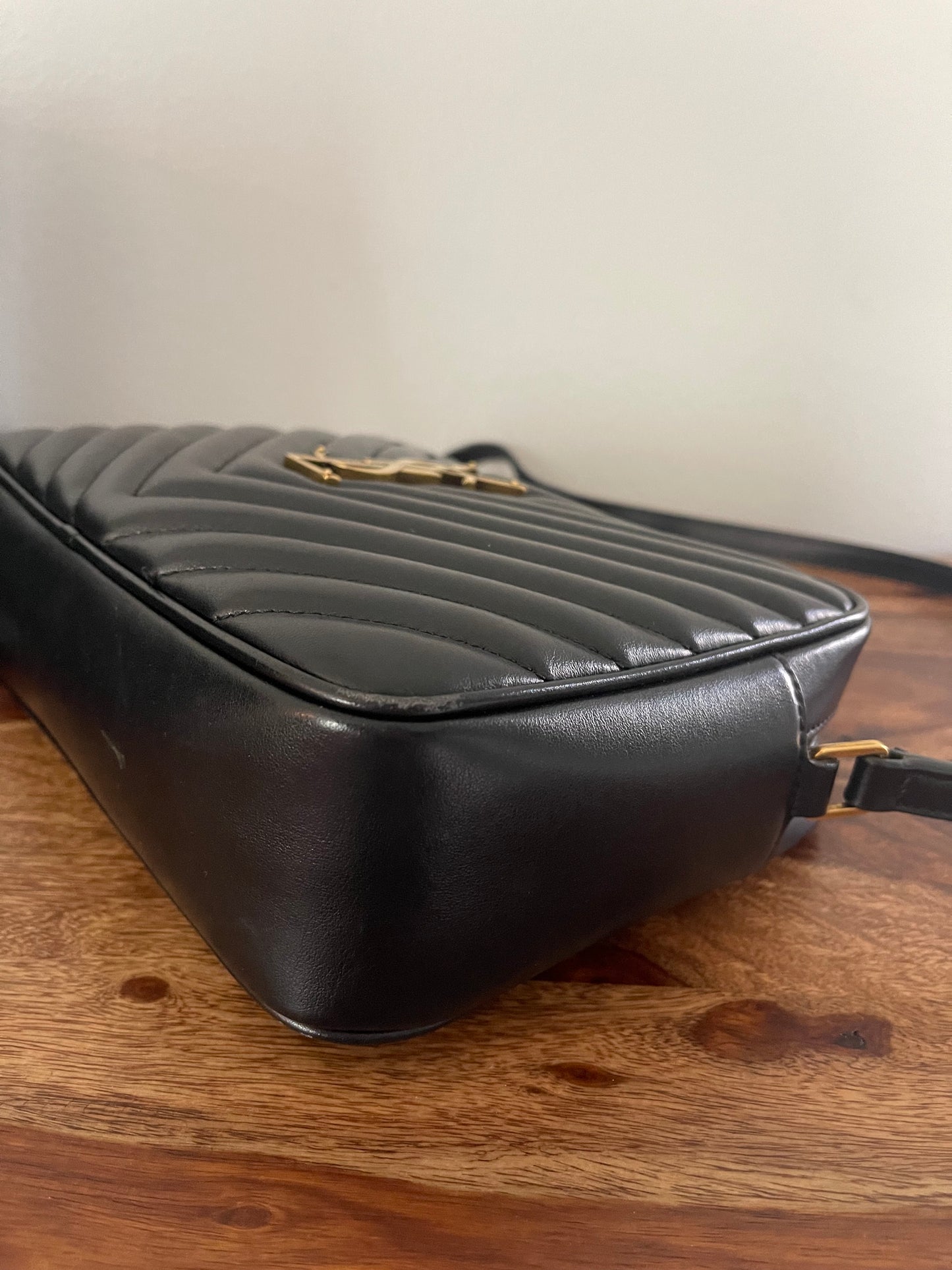 YSL Lou Camera Bag Black