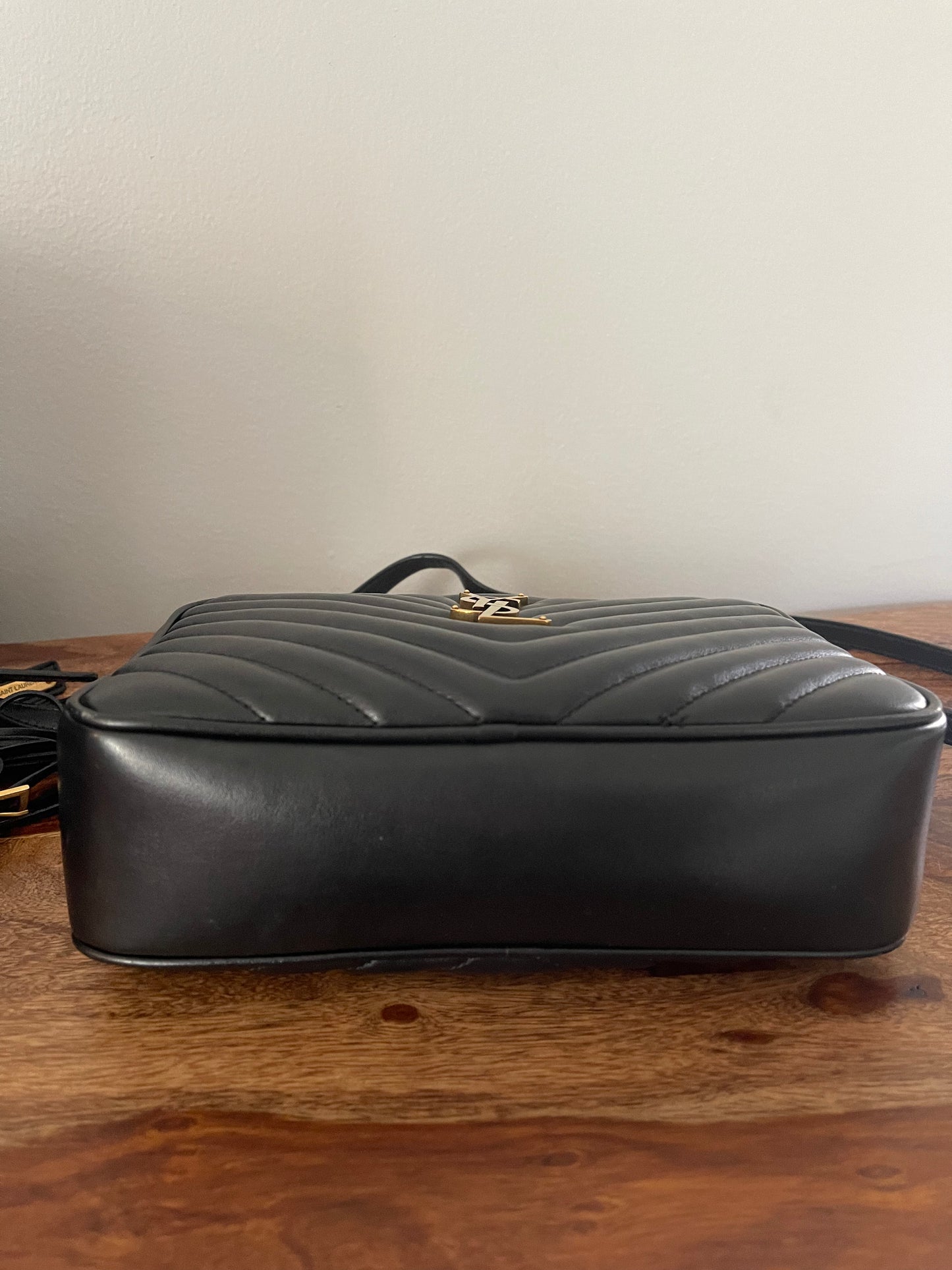 YSL Lou Camera Bag Black