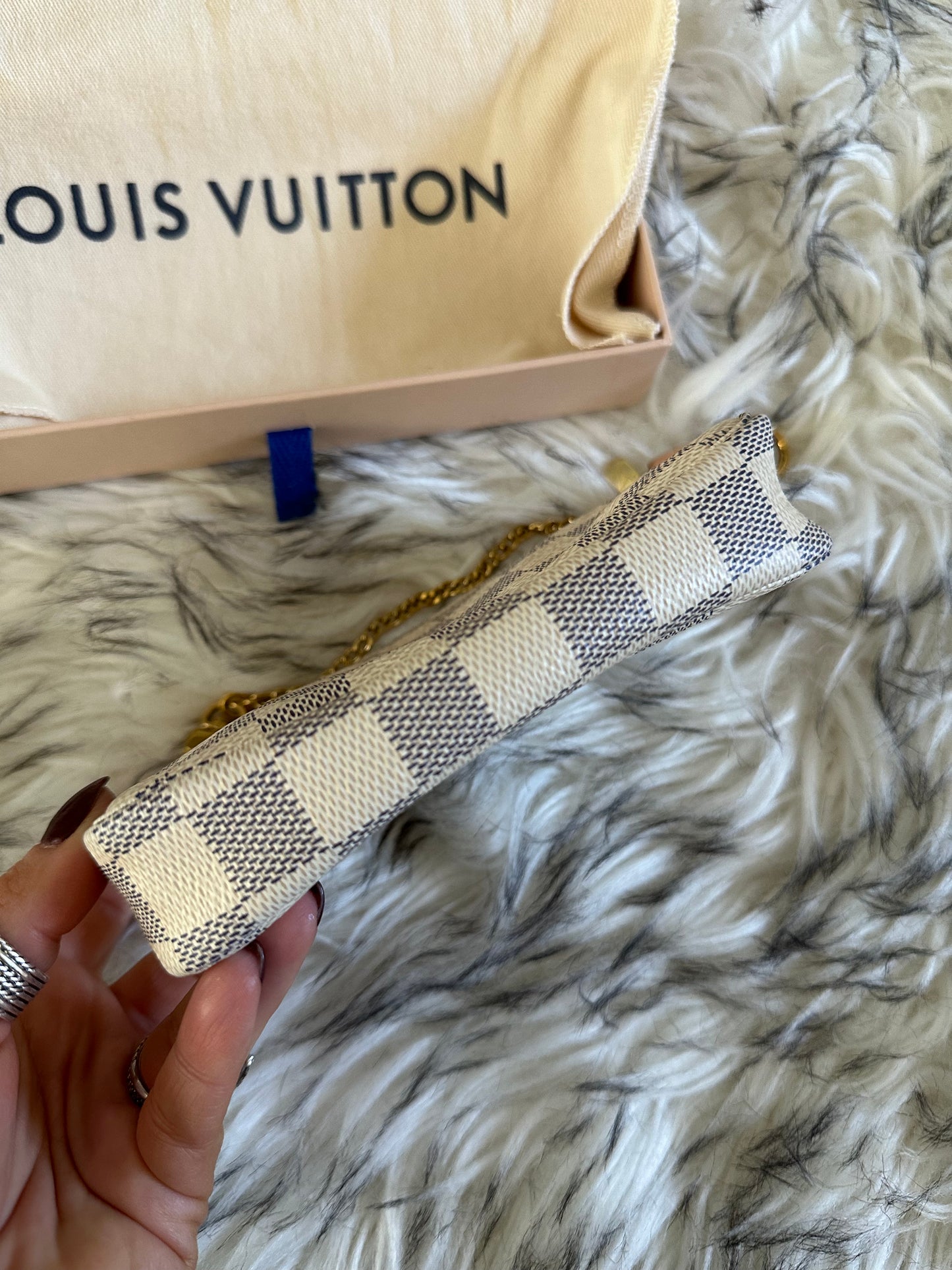 Louis Vuitton Damier Azur Mini Pouch