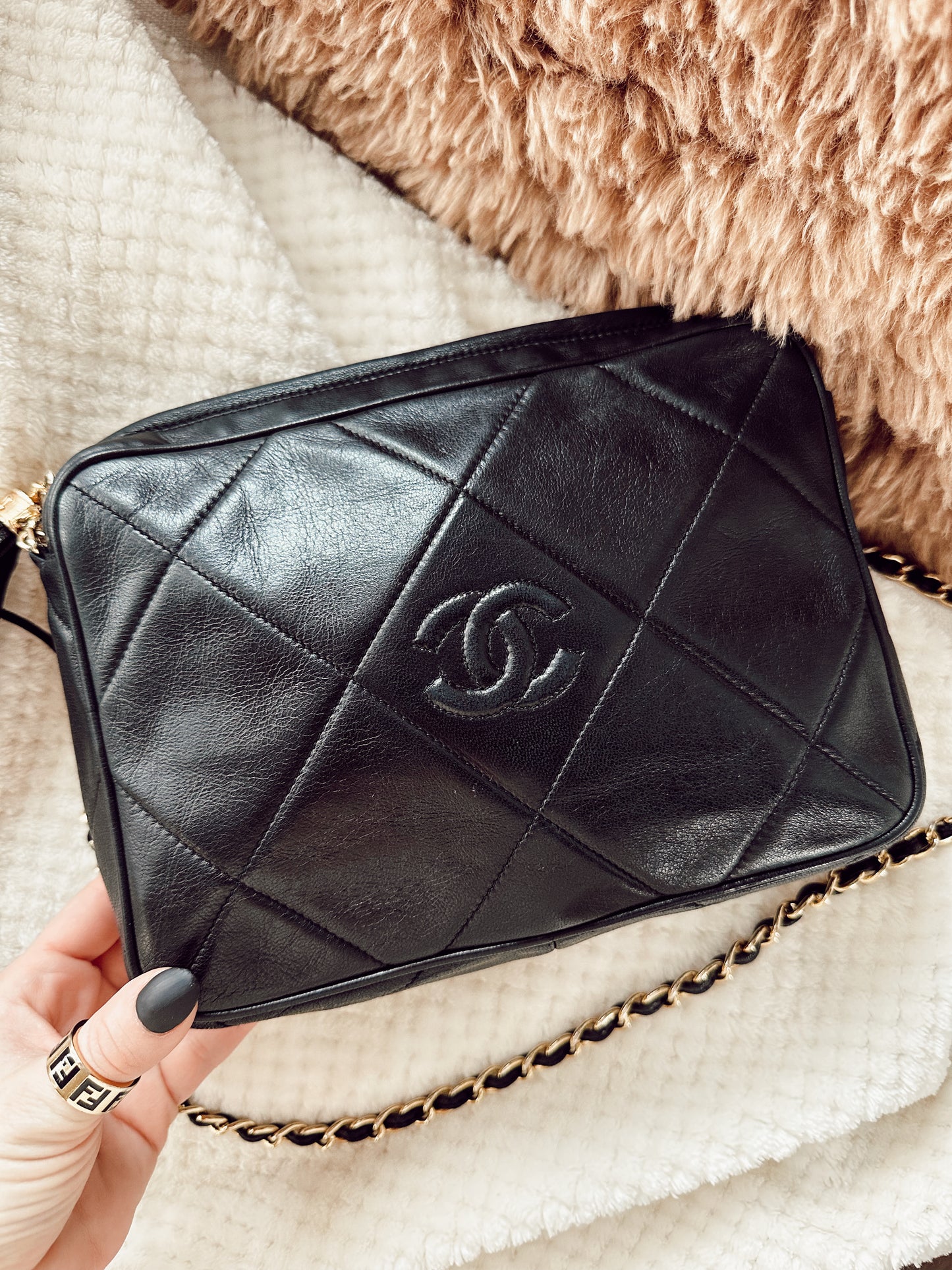 Chanel Matelasse Lambskin Shoulder Bag