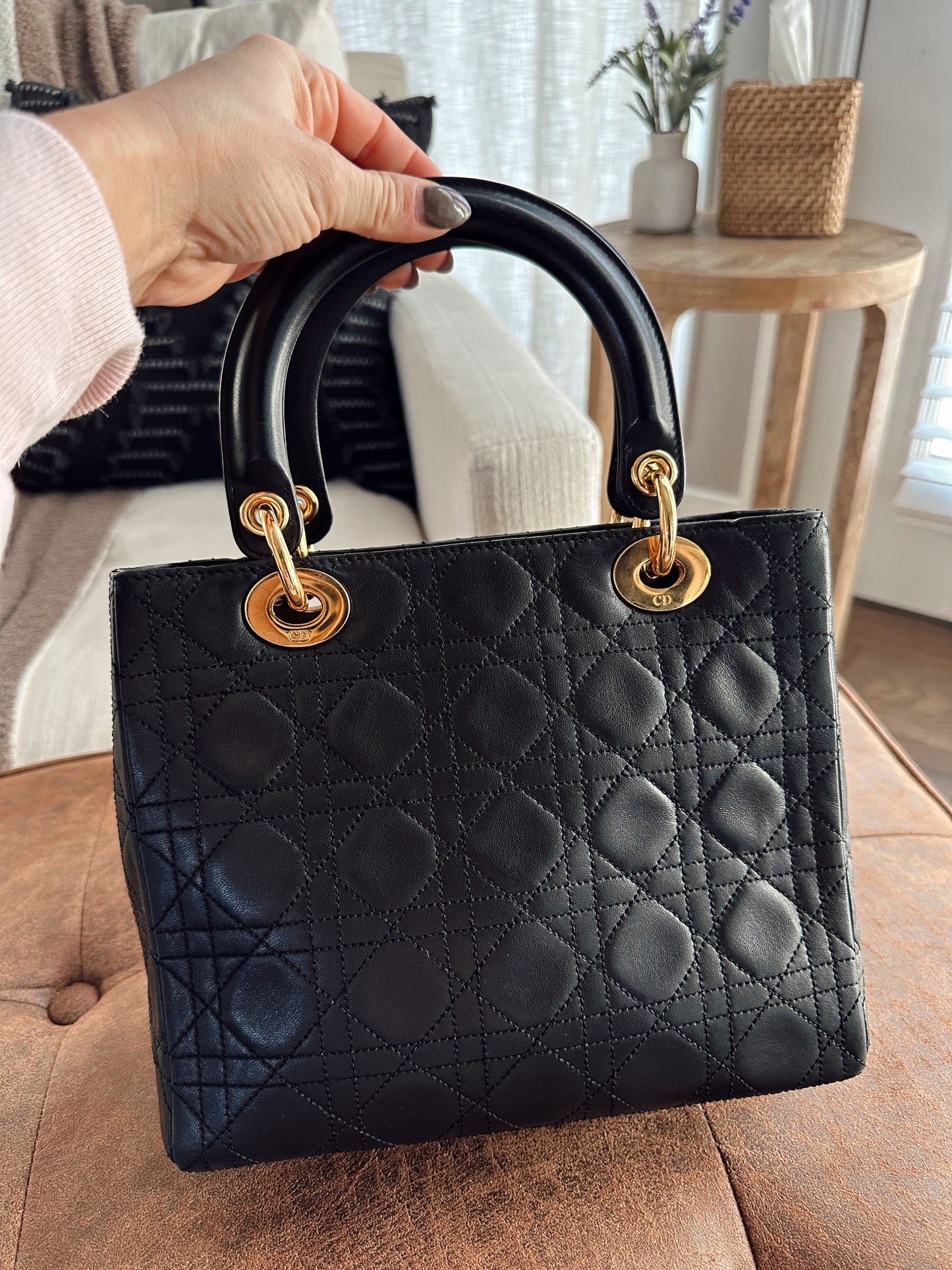 Lady Dior Cannage Tote