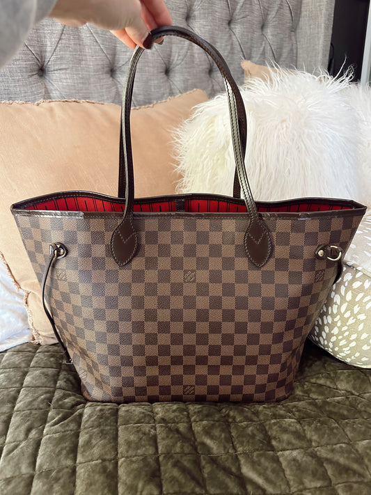 Louis Vuitton Neverfull MM Damier Ebene Cherry