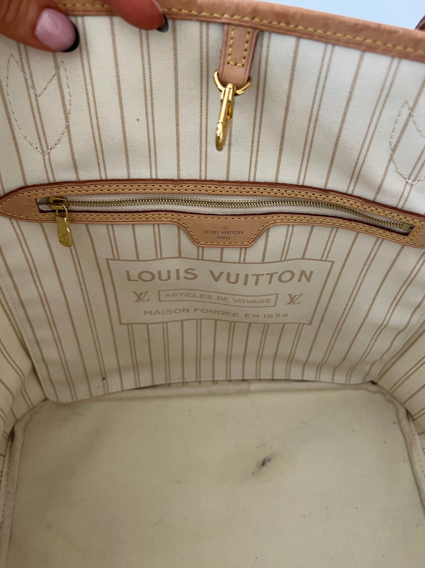 Louis Vuitton Neverfull Azur MM