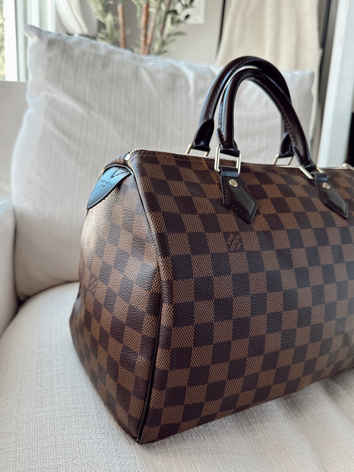 Louis Vuitton Speedy 30 Damier Ebene