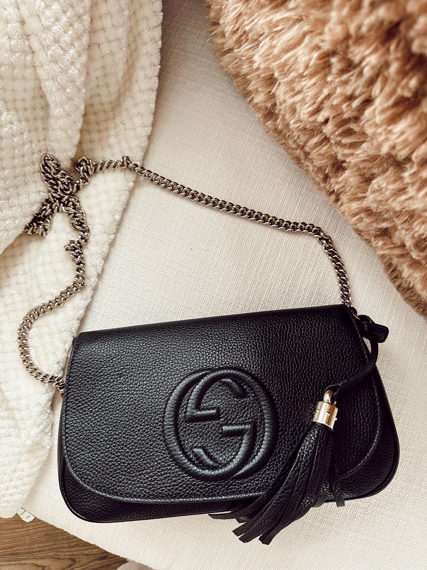 Gucci Soho Chain Crossbody Black