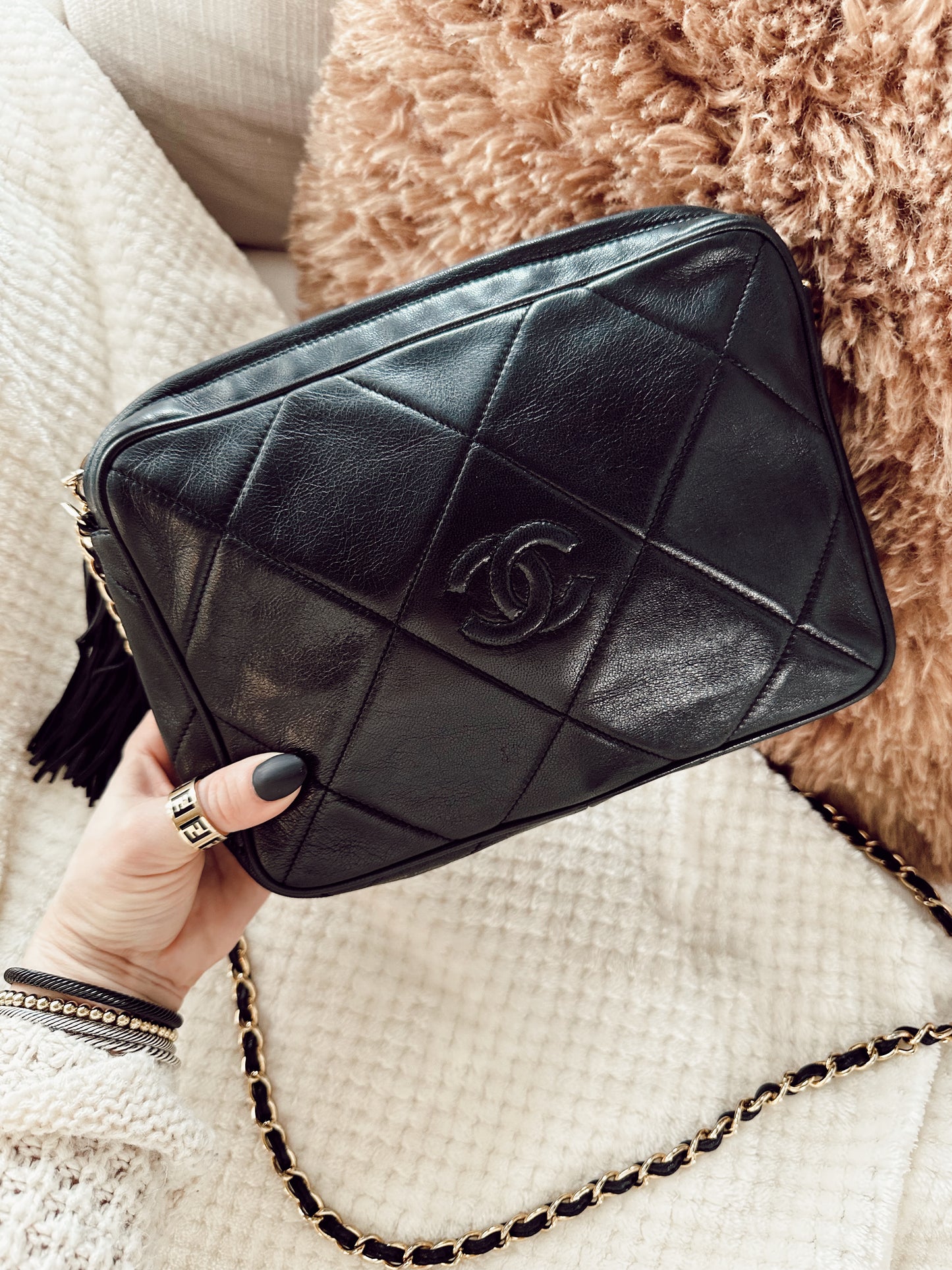 Chanel Matelasse Lambskin Shoulder Bag