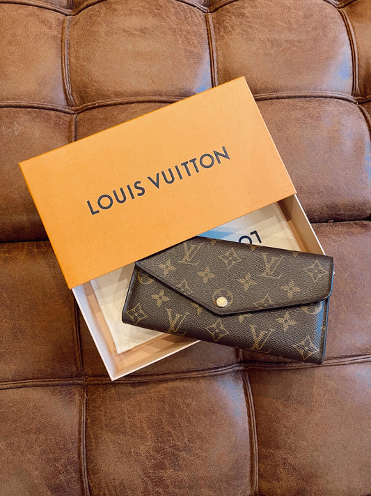 Louis Vuitton Monogram Portefeuille Sarah Wallet