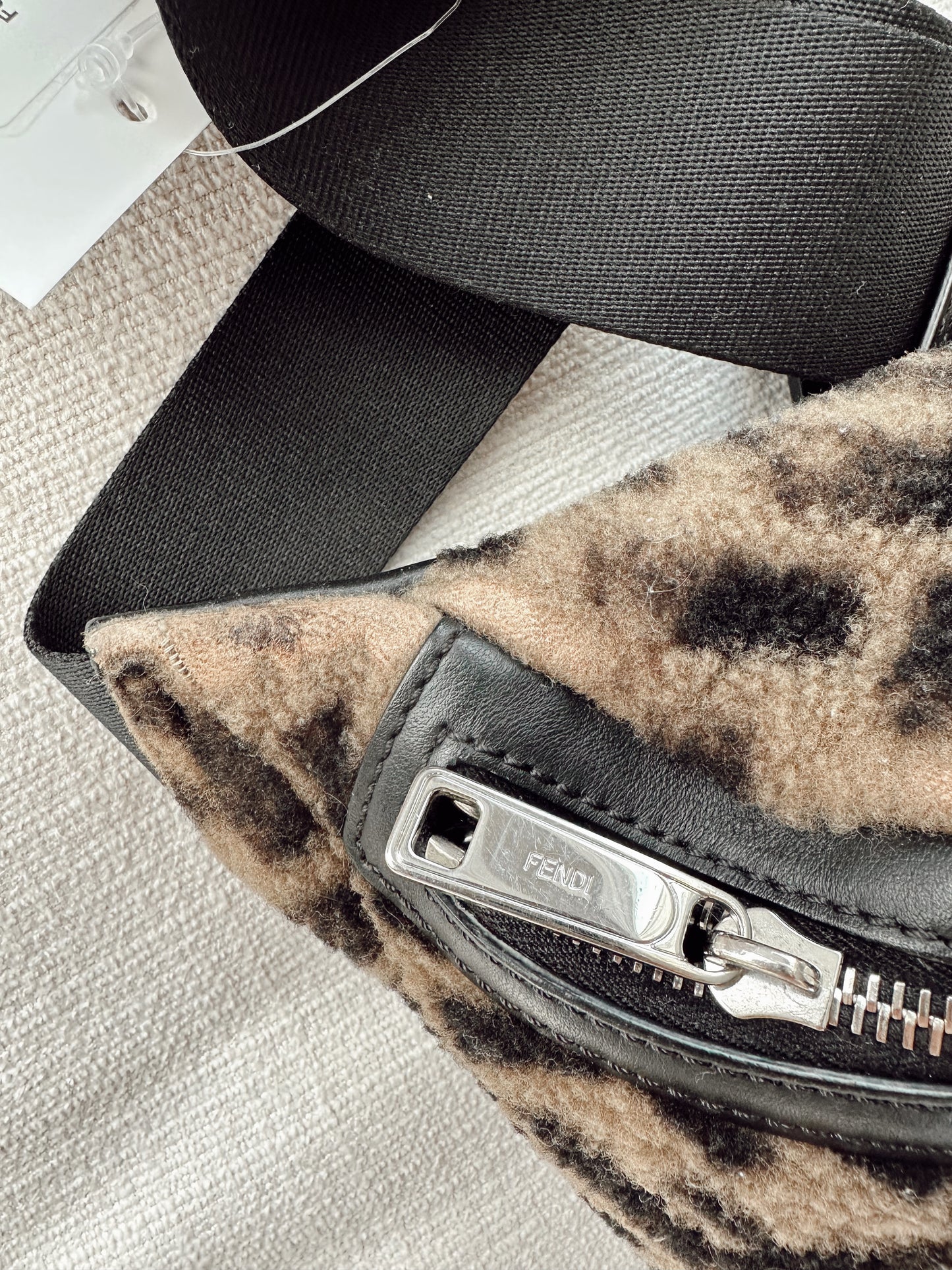 FENDI Zucca Wool Belt Bag