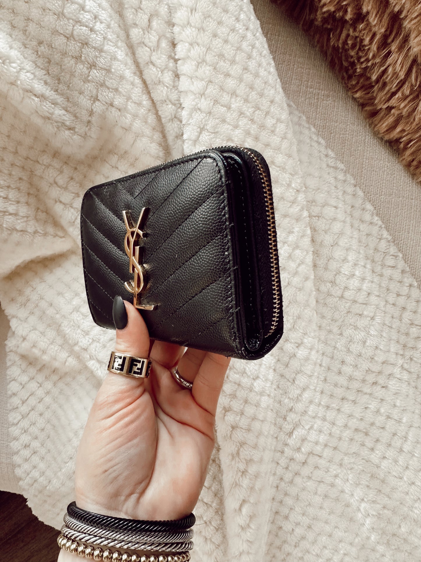 YSL Cassandre Matelasse Wallet