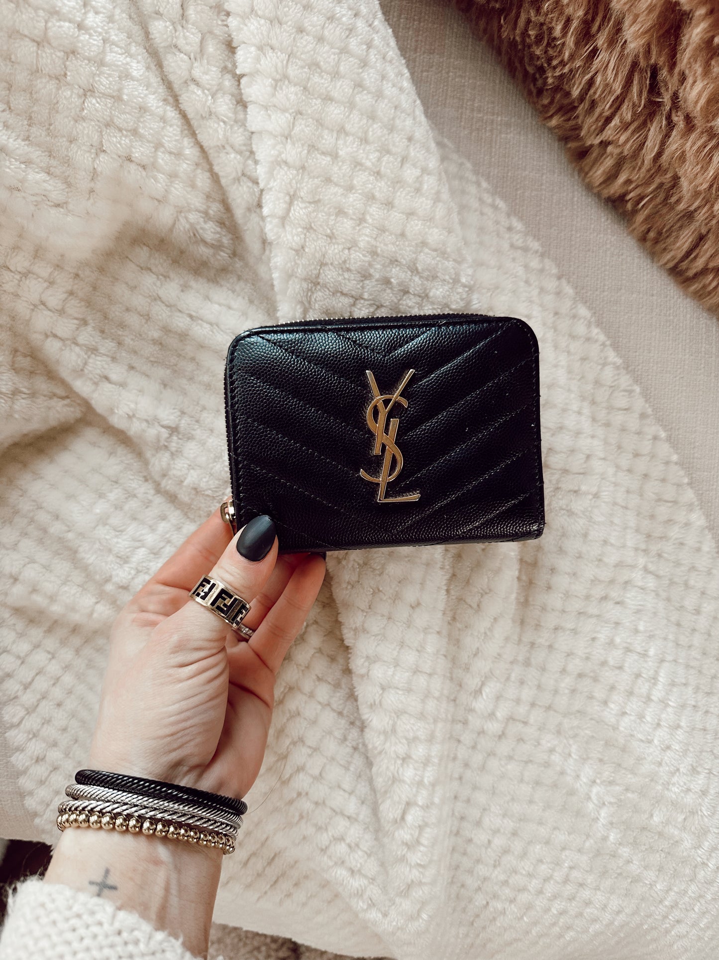 YSL Cassandre Matelasse Wallet