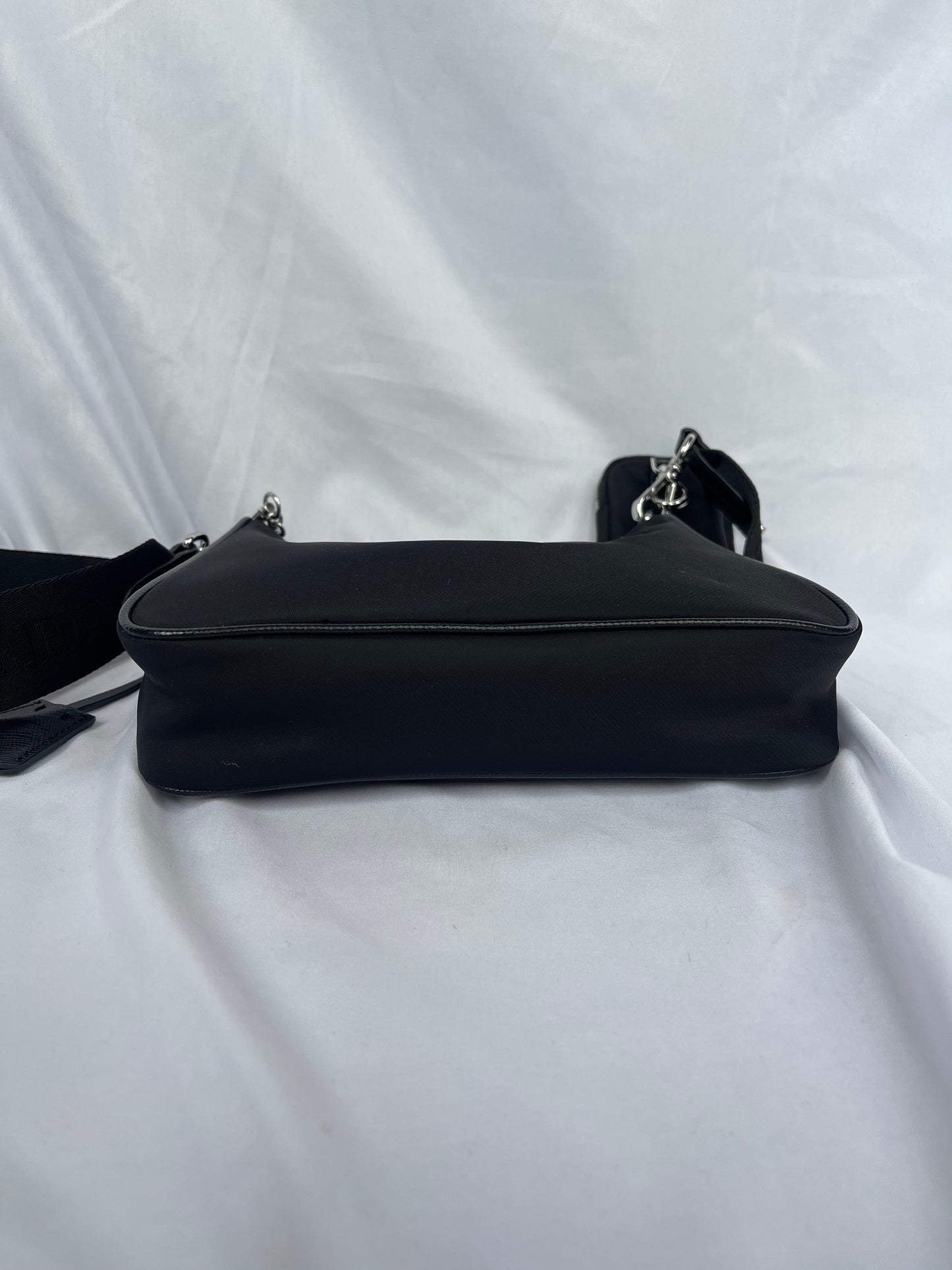 Prada Medallion Nylon Shoulder Bag