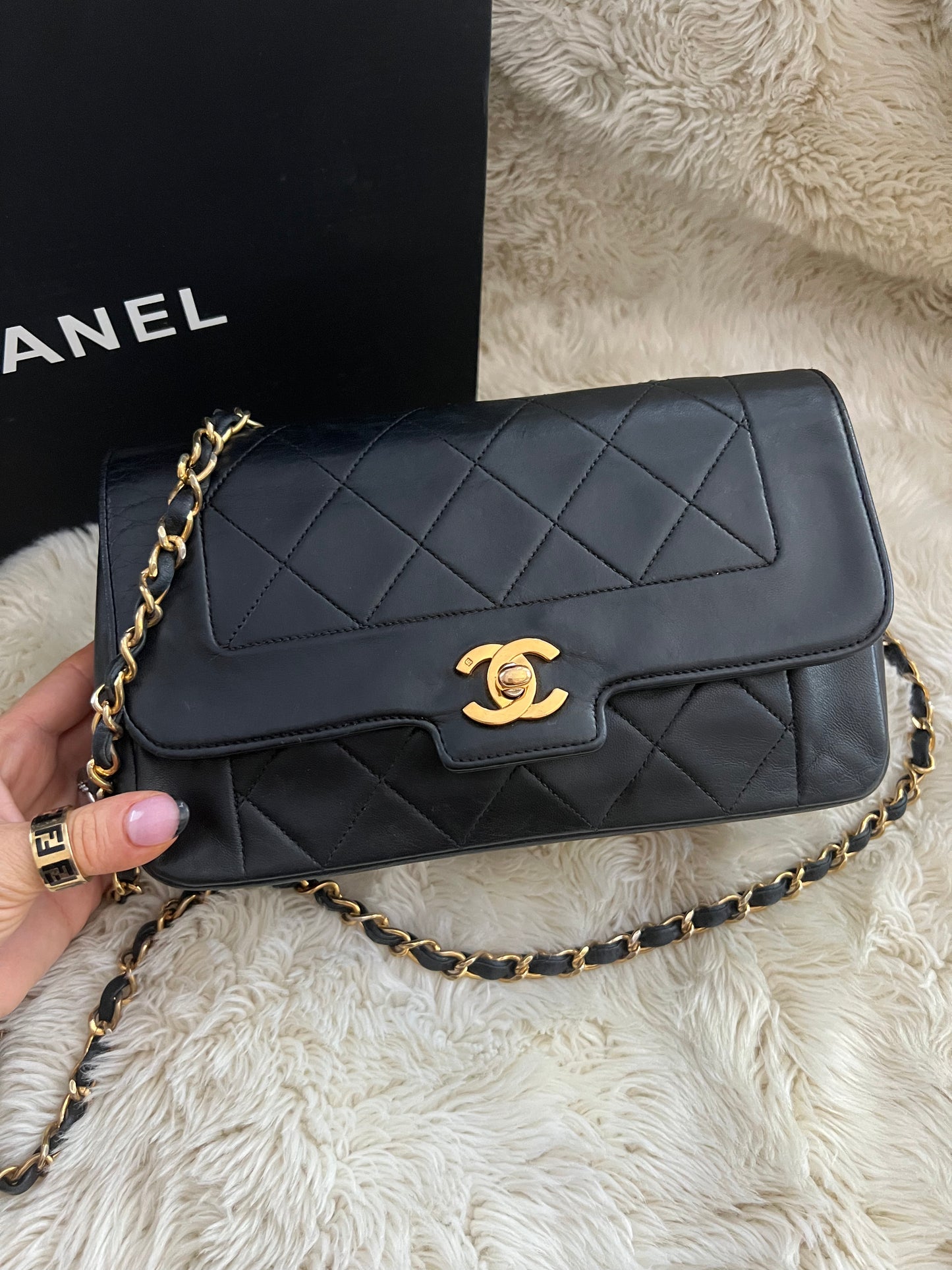 Chanel Matrasse Black Shoulder Bag