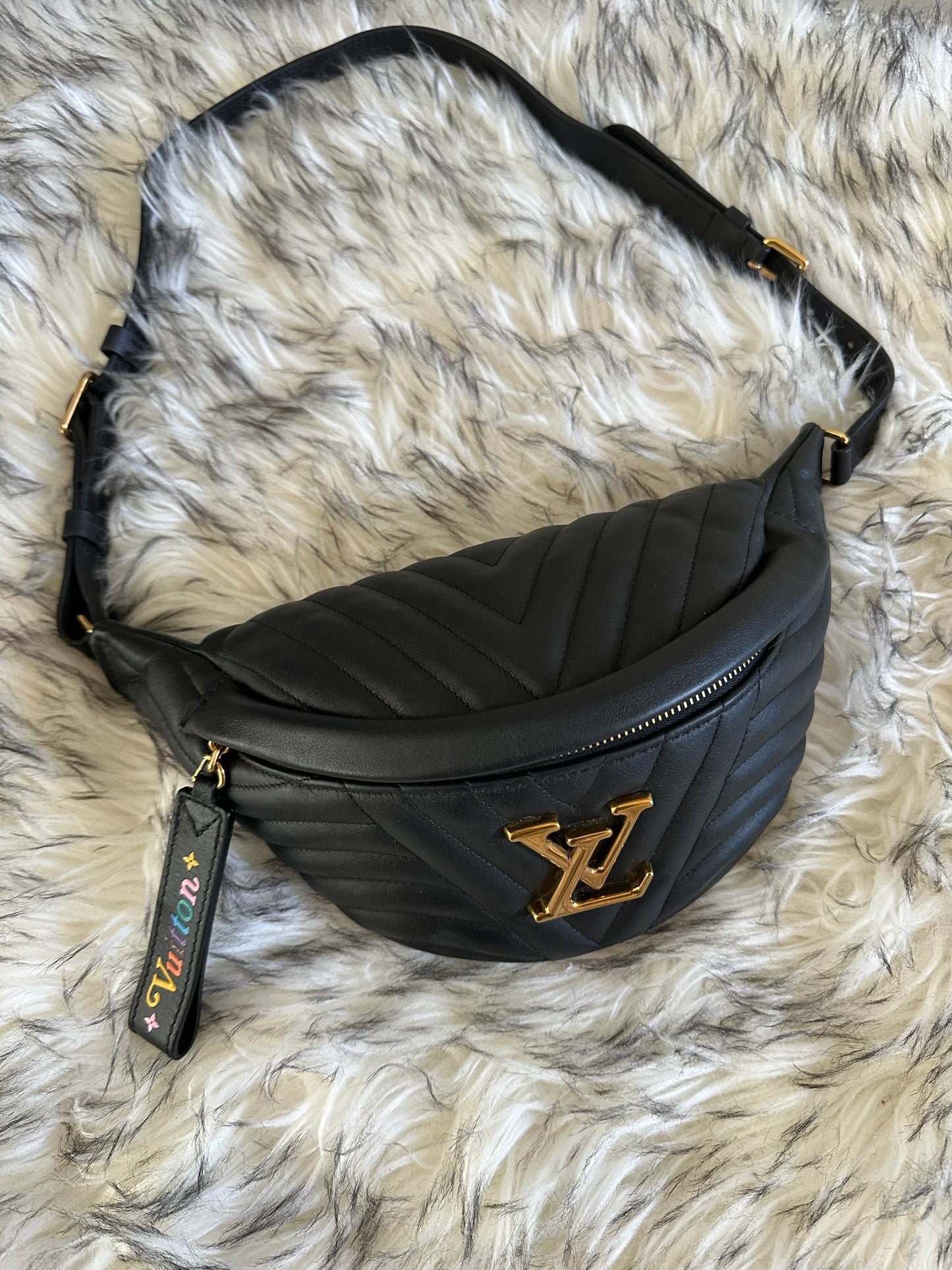 Louis Vuitton New Wave Black Bumbag