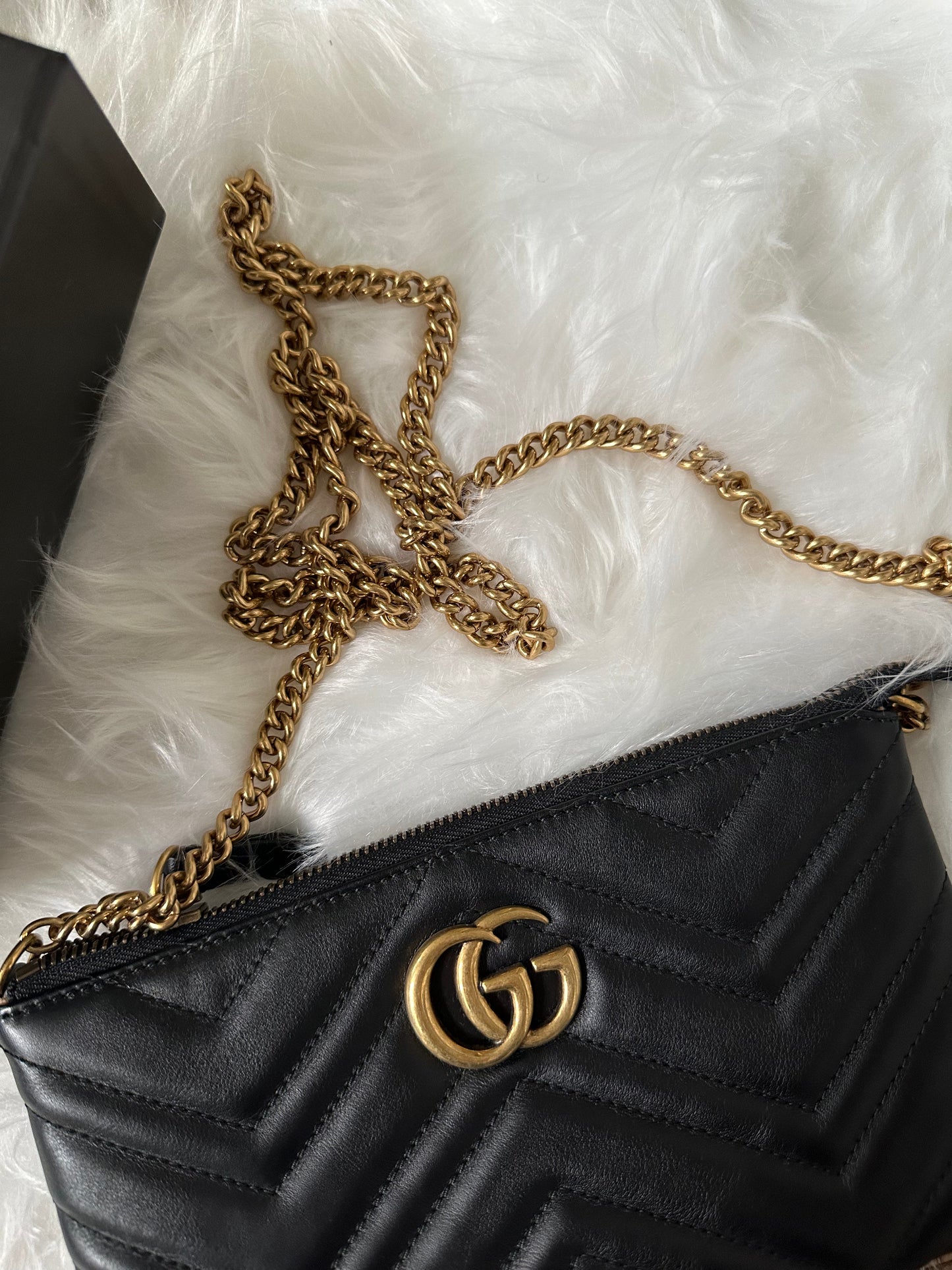 Gucci Marmont Chain Wallet