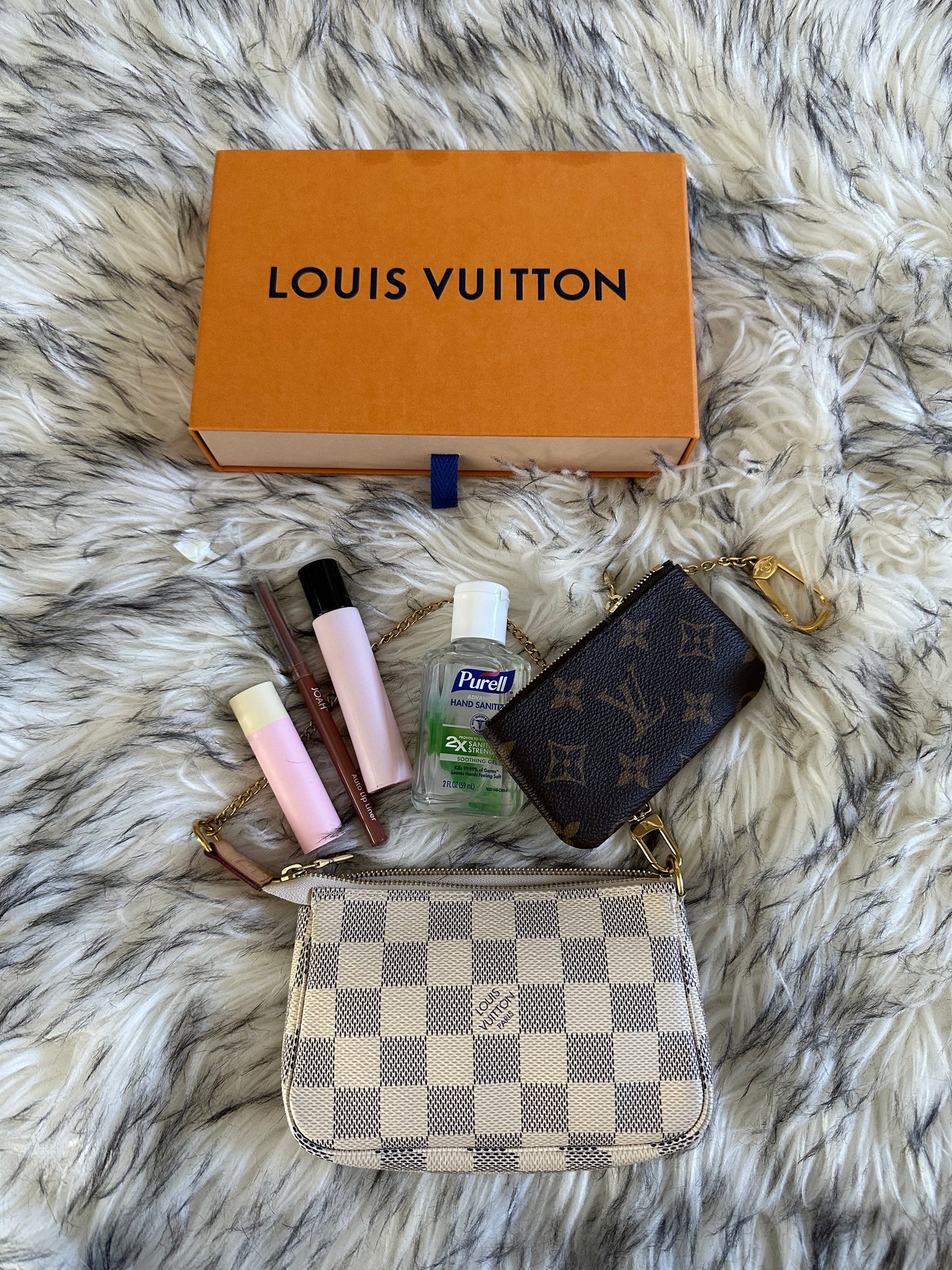 Louis Vuitton Damier Azur Mini Pouch