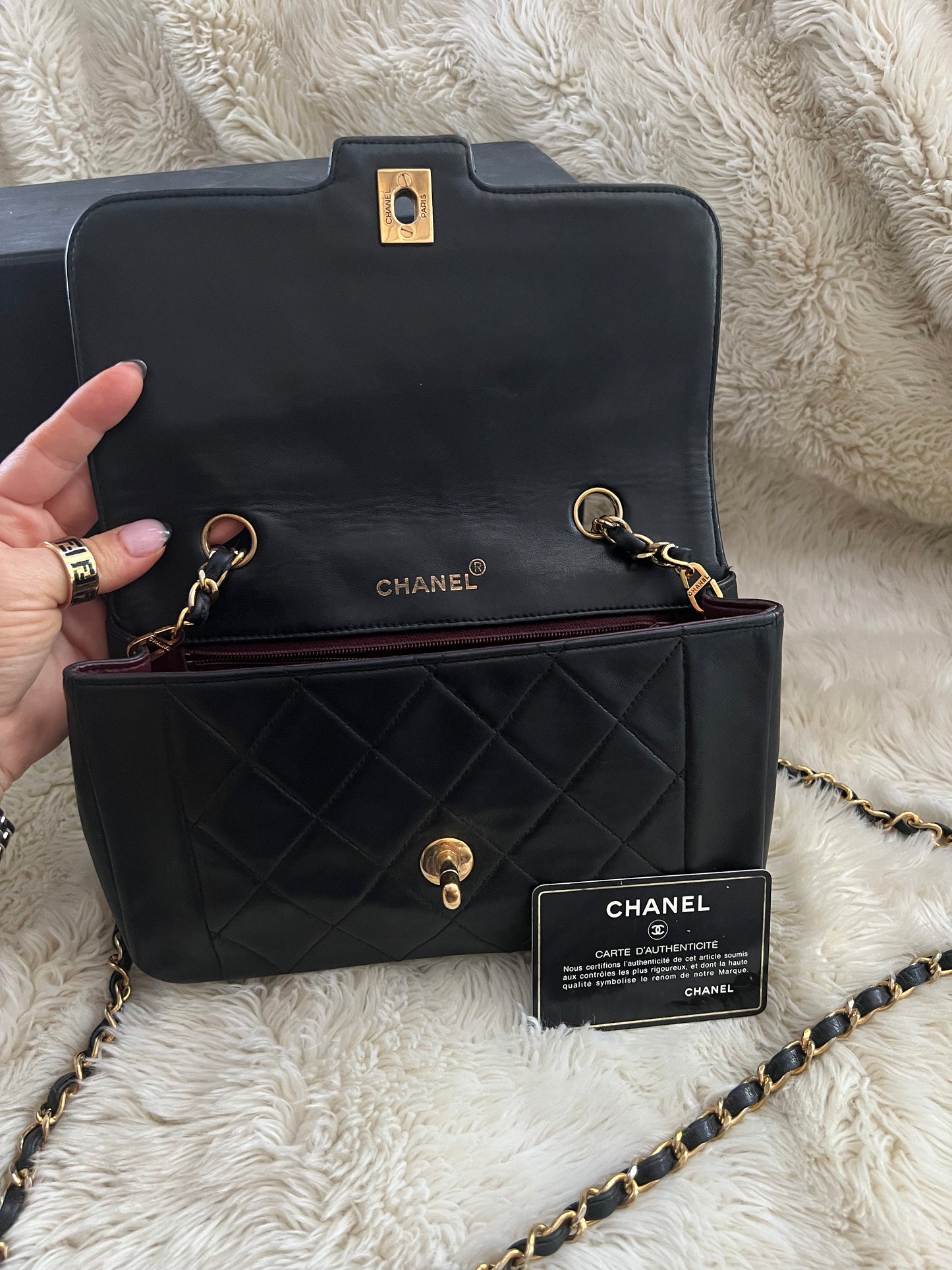 Chanel Matrasse Black Shoulder Bag