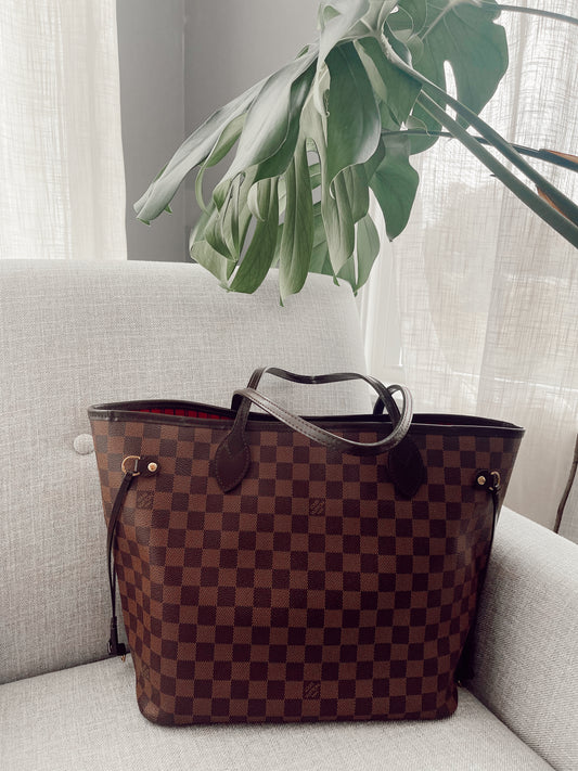 Louis Vuitton Neverfull MM Damier Ebene Cherry