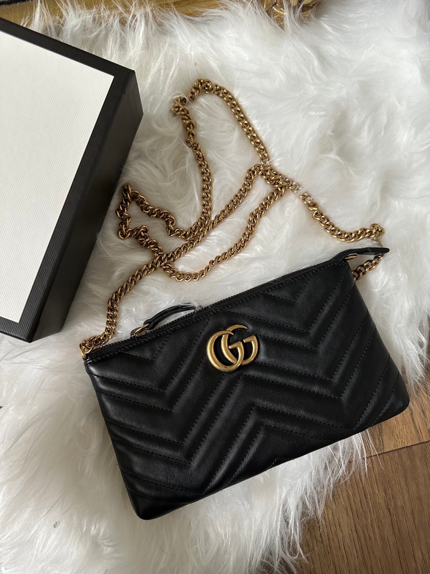 Gucci Marmont Chain Wallet