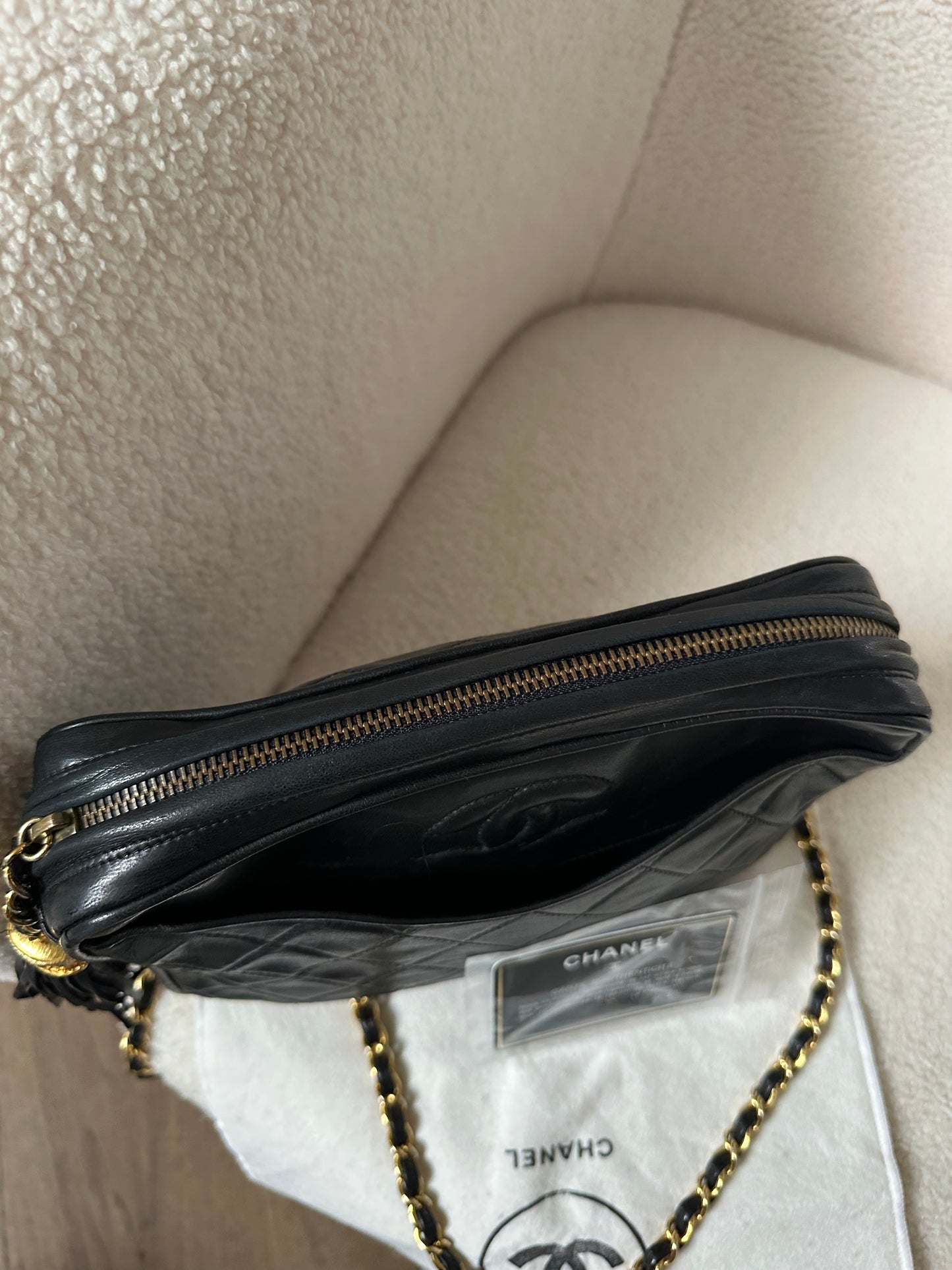 Chanel Lambskin Shoulder Bag