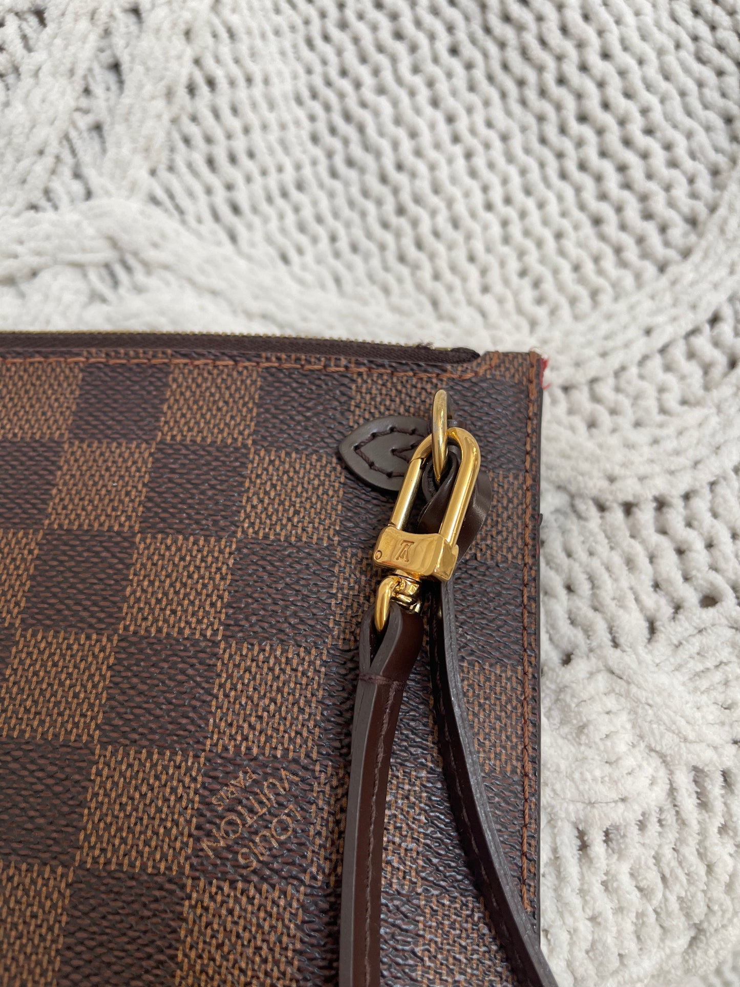 Louis Vuitton Damier Ebene Pouch