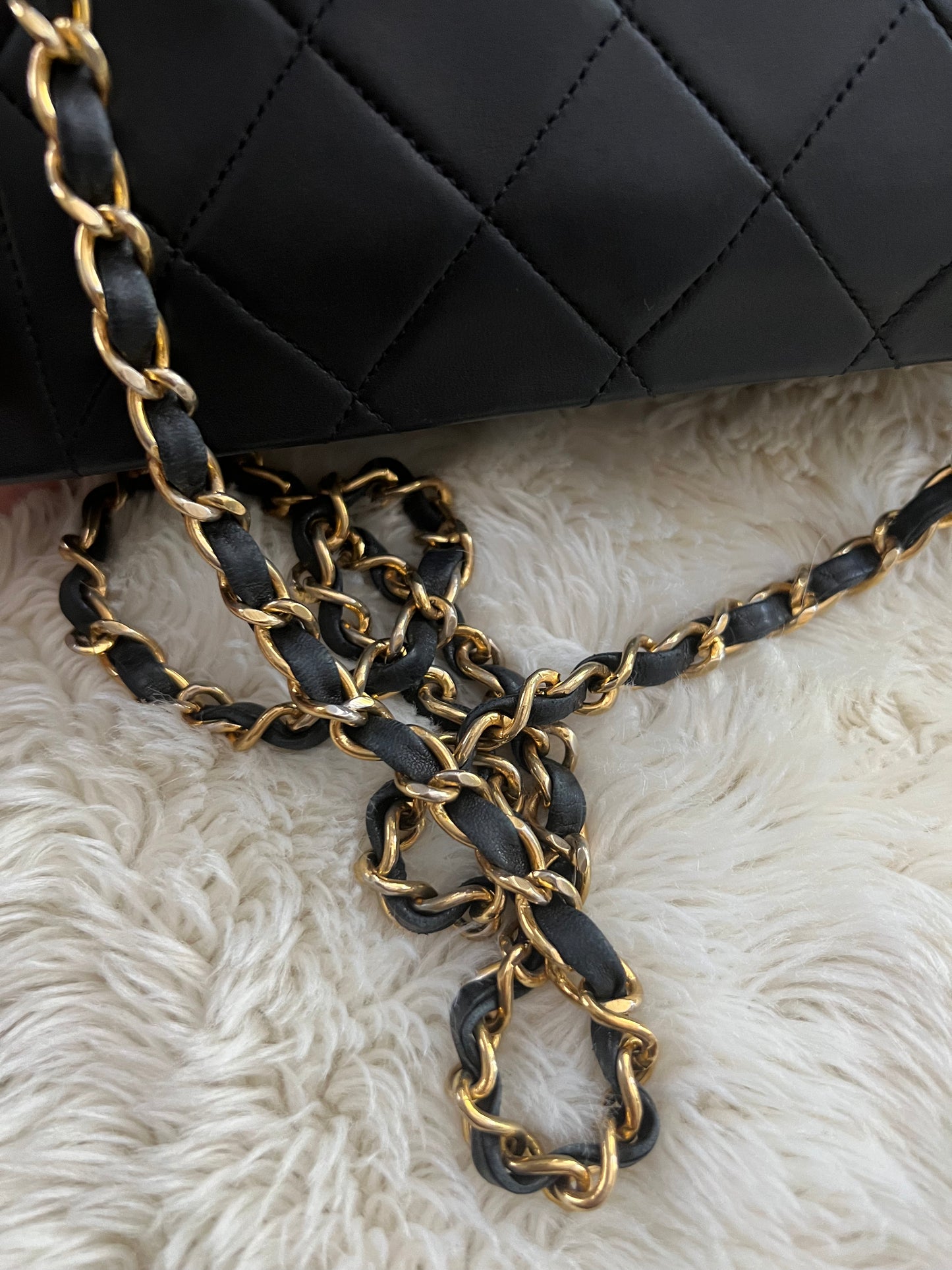 Chanel Matrasse Black Shoulder Bag