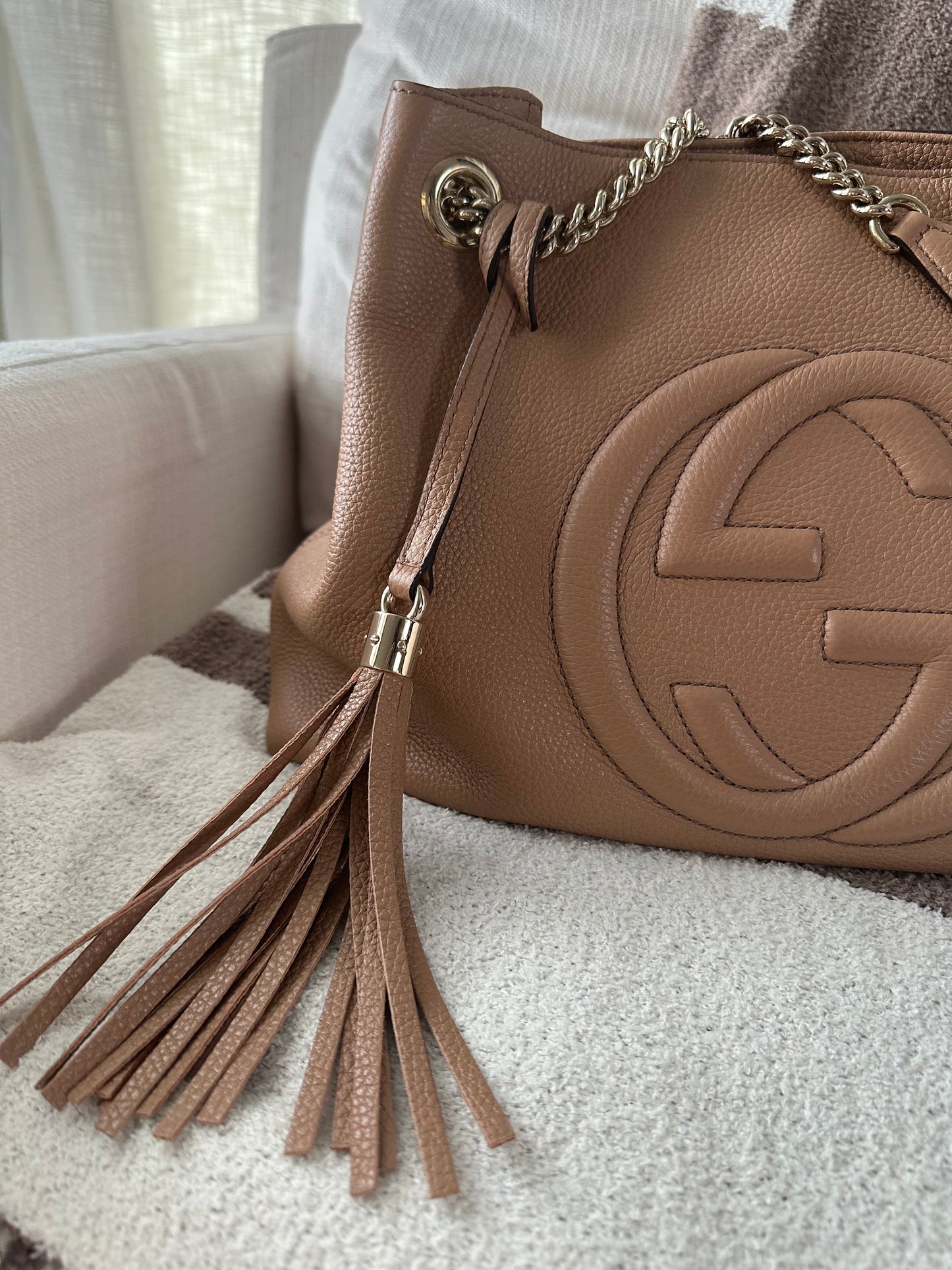 Gucci Soho Chain Strap Tote